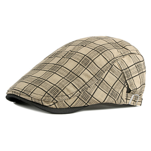 Gorra Británica de Algodón Transpirable con Protección Solar - Image 5