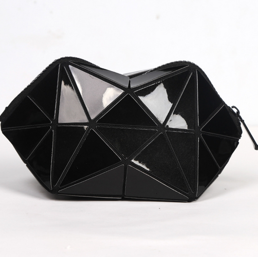 Neceser Geométrico Organizador de Maquillaje Plegable para Viajes - Image 4