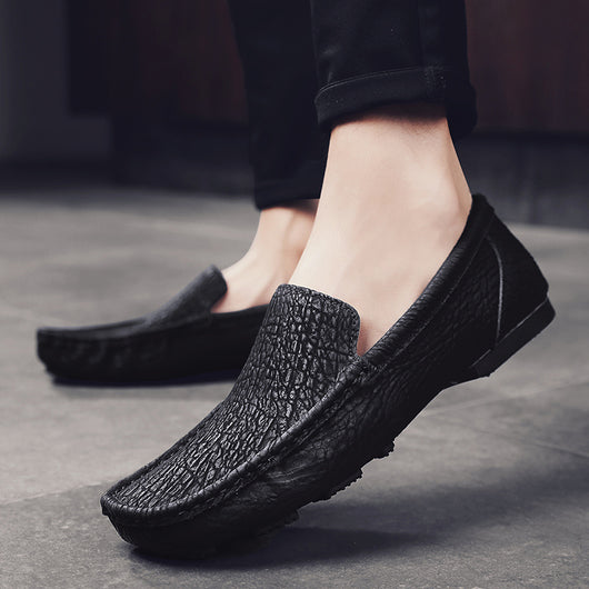 Zapatos Casuales de Cuero Cosidos a Mano - Comodidad sin Esfuerzo