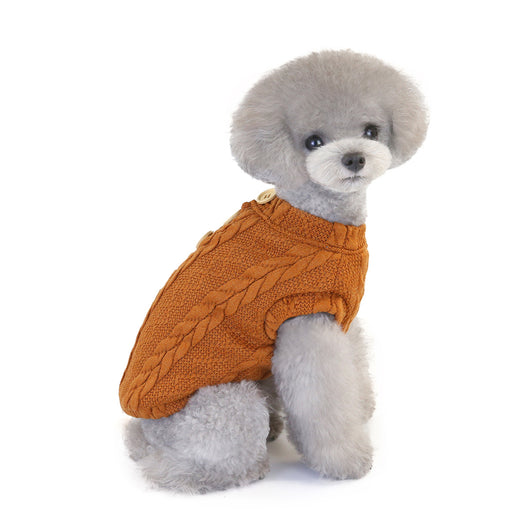 Chaleco Tejido de Algodón para Perros Pequeños - Suéter Cálido y Cómodo - Image 4