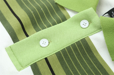 Camiseta Polo Hombre a Rayas con Solapa - Image 13