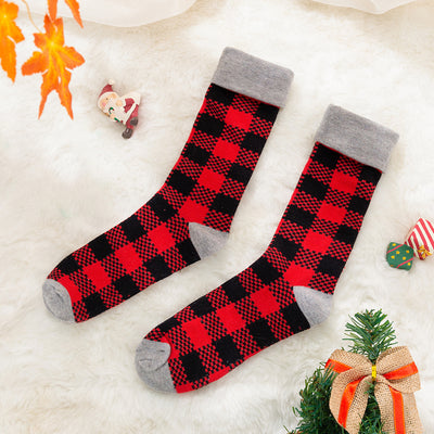 Calcetines Navideños a Juego para Familia - Diseño Jacquard Corto - Image 43