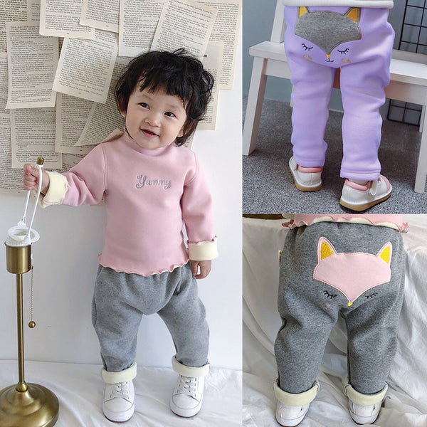 Pantalones Acolchados de Terciopelo para Niños