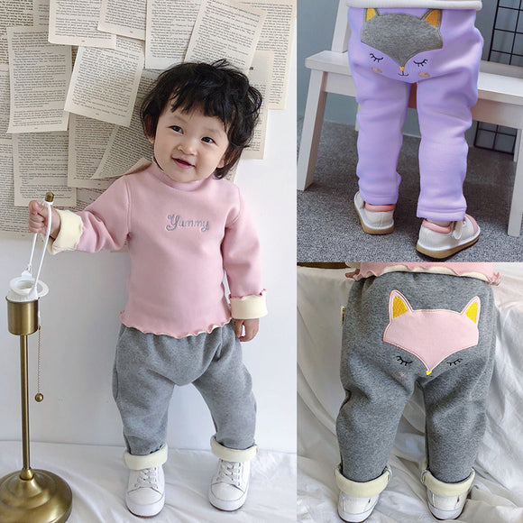 Pantalones Acolchados de Terciopelo para Niños