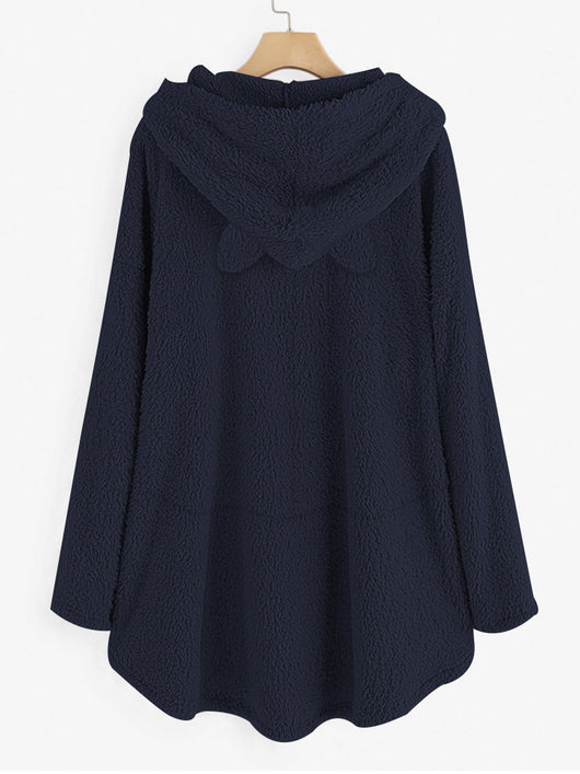 Suéter Bordado con Capucha para Otoño e Invierno - Image 7