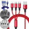 Cable de Datos Trenzado 3 en 1 Compatible