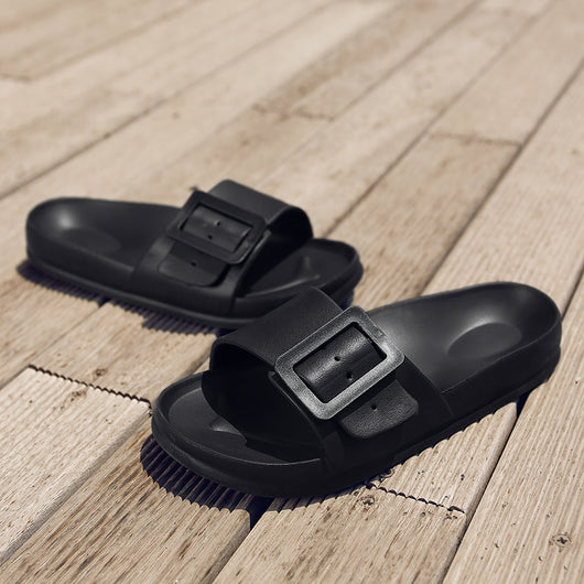 Sandalias Cómodas con Hebilla Ajustable - Chanclas Verano Suela Suave para Mujer - Image 9