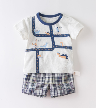 Conjunto de Camisetas Manga Corta para Bebé