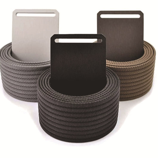 Cinturón Casual Ajustable de Lona y Nylon Tejido - Image 3