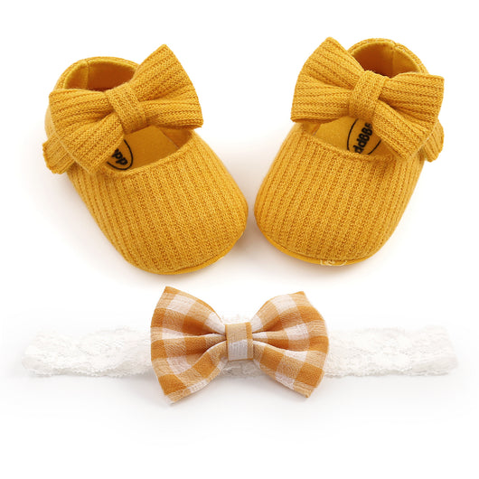 Zapatos para Bebé Niña Primeros Pasos Suela Suave Algodón Princesa - Image 6