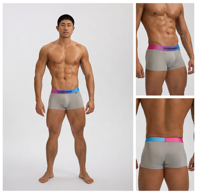 Bóxers Hombre Seda Helada Cintura Baja Verano Degradado Convexo - Image 16