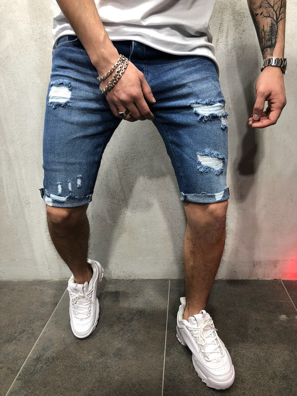 Pantalones Vaqueros Rotos para Hombre - Estilo Urbano