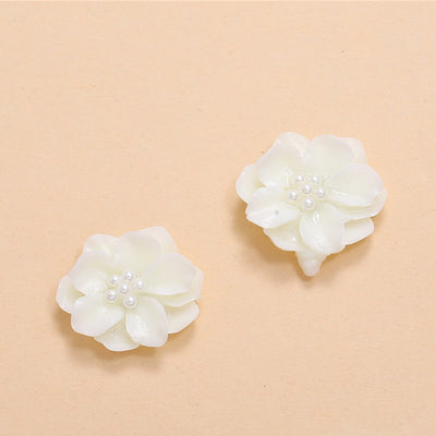 Aretes de Perla Blanca Minimalista Elegancia Fresca - Image 8