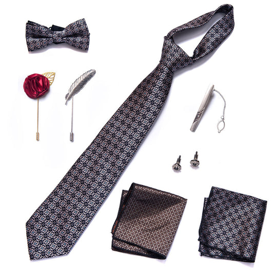 Conjunto de 8 Piezas de Corbatas para Traje Formal de Hombre - Image 71
