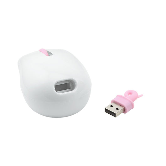 Ratón Inalámbrico Silencioso Rosa Pastel para Oficina - Image 4