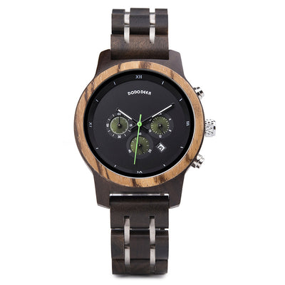 Reloj de Cuarzo con Madera Natural - Image 12