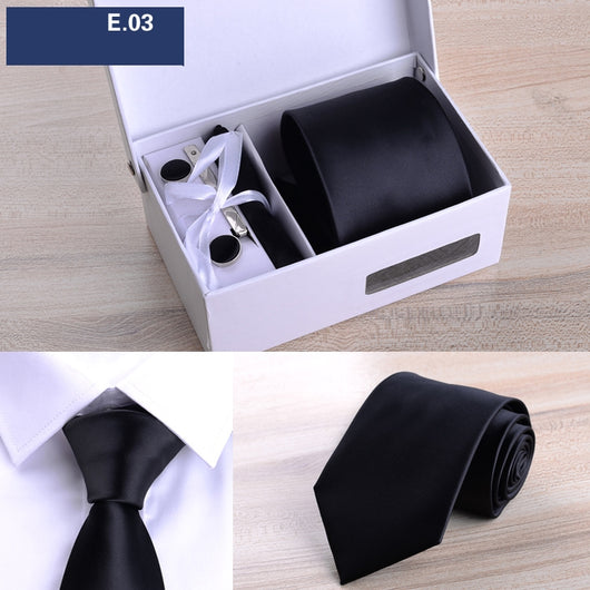 Corbata Rayada 8cm en Caja de Regalo Premium - Image 13