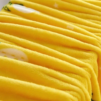 Manta de Terciopelo con Diseño de Piña Colorida - Image 9