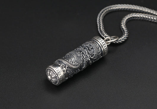Dije Buda Plata 925 Patrón Dragón Tenglong - Colgante Espiritual Artesanal - Image 17