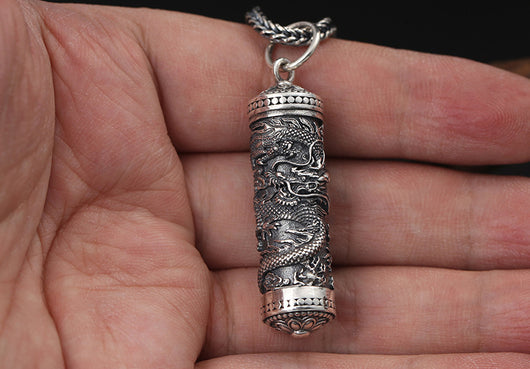 Dije Buda Plata 925 Patrón Dragón Tenglong - Colgante Espiritual Artesanal - Image 21