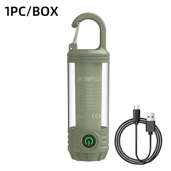 Linterna LED Recargable Multifuncional para Camping y Ciclismo Nocturno - Image 7