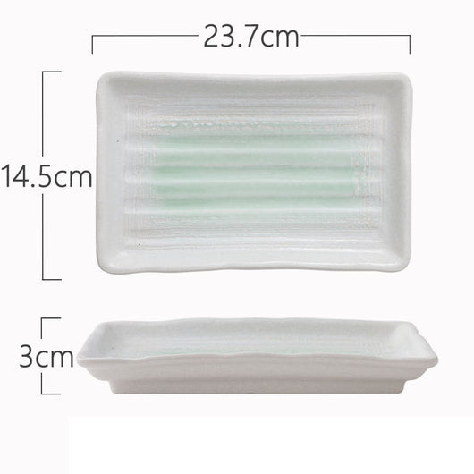 Plato de Cerámica Artesanal para Postres y Sushi Frío - Image 15