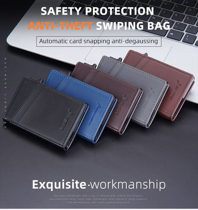 Cartera Minimalista de Aluminio con Sistema de Extracción Lateral para Hombre - Image 7