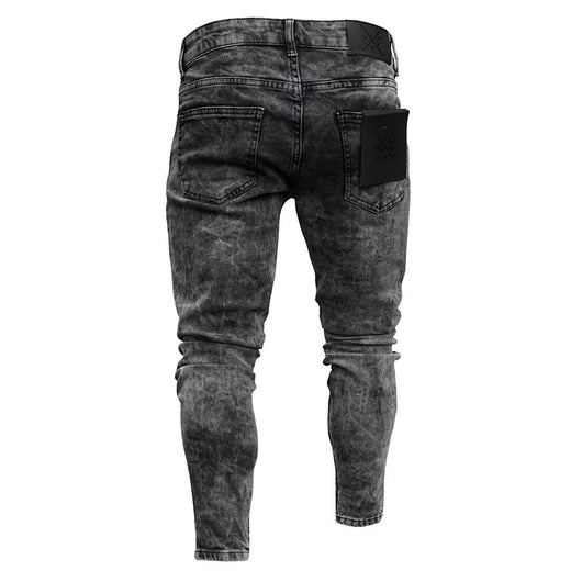 Pantalones Denim Ajustados con Roturas - Image 2