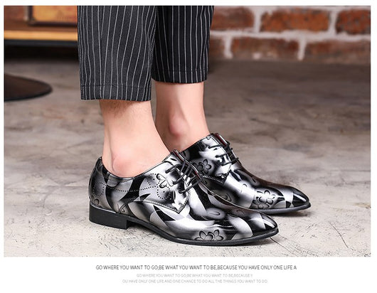 Zapatos de Vestir de Piel con Punta Fina para Hombre - Image 9