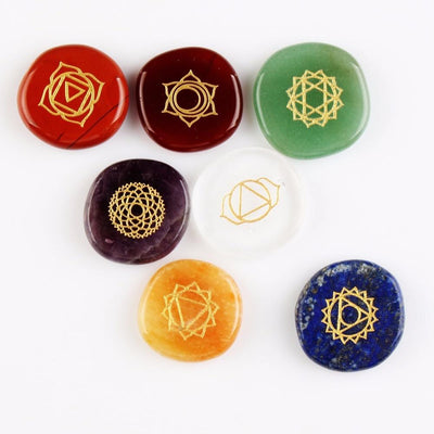 Piedras de Bolsillo de los 7 Chakras - Cristales Naturales - Image 4