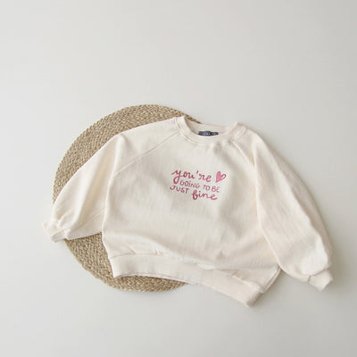 Suéter Infantil Oversize con Bordado de Letras - Manga Larga Cuello Redondo - Image 15