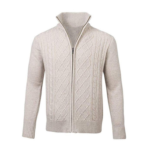 Cardigan de cuello alto con cierre y mangas largas - Image 27