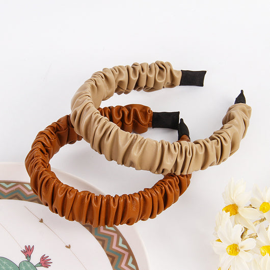Diadema Plegable de Cuero Premium - Elegancia Minimalista y Versátil - Image 5