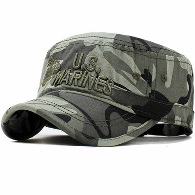 Gorra de Camuflaje Bordada con Visera Corta para Hombre - Image 13