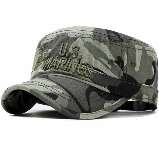 Gorra de Camuflaje Bordada con Visera Corta para Hombre - Image 13