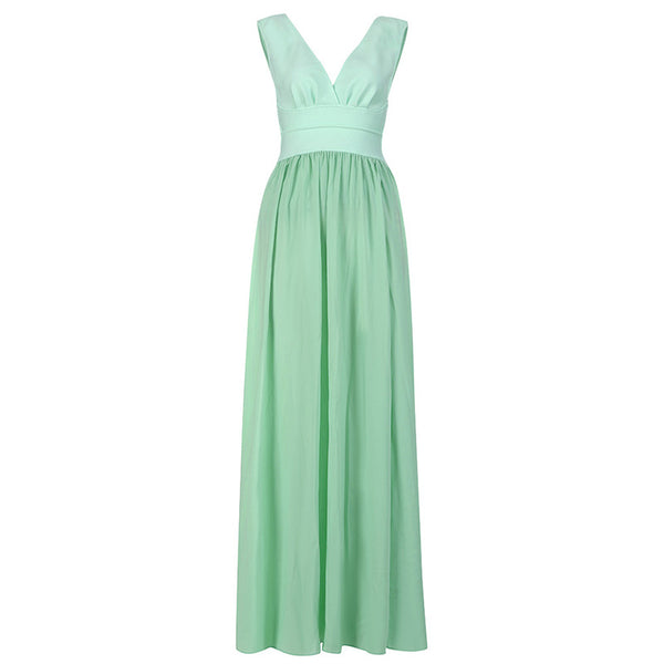 Vestido Bohemio de Seda y Ramio para Mujer
