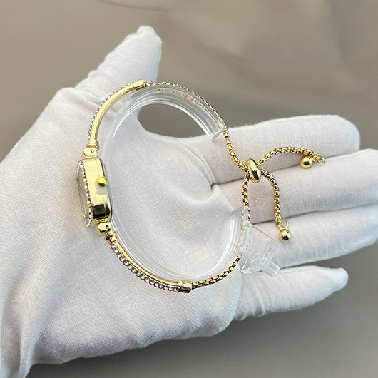 Reloj de Diamantes Cuadrado para Mujer de Moda - Image 4