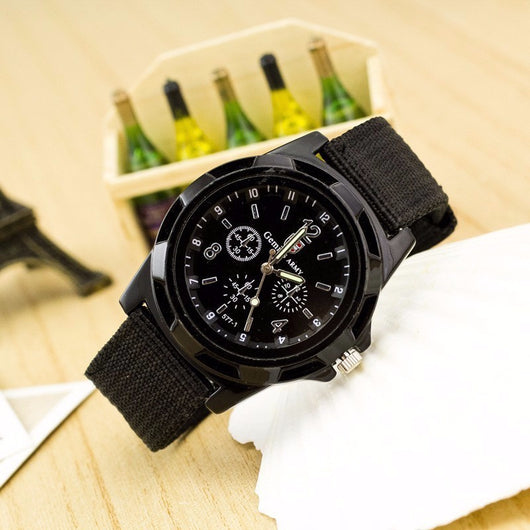 Reloj Militar con Correa Trenzada de Nylon - Image 4