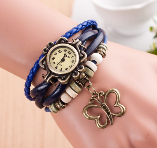 Pulsera Hueca Mariposa Punk Estilo Femenino - Image 5