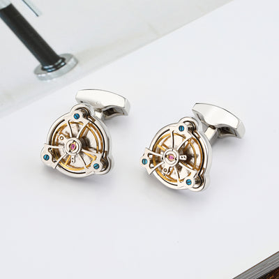 Gemelos de Movimiento de Reloj Tourbillon Francés de Exportación - Image 3
