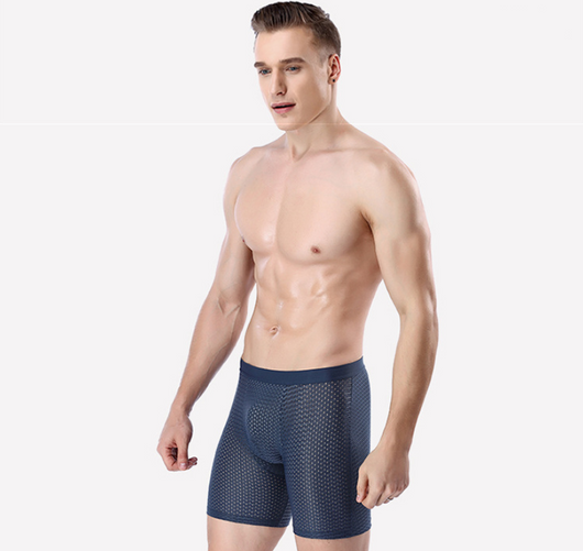 Bóxer Largo Deportivo de Malla Transpirable para Hombre - Image 6