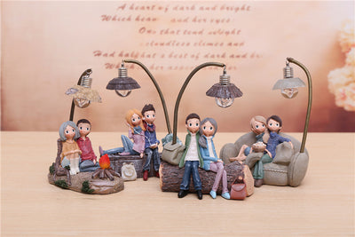 Luz Nocturna Romántica para Parejas - Diseño Zakka Creativo - Image 7