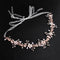 Diadema Nupcial de Perlas y Cristales