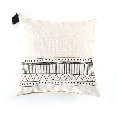 Almohada Decorativa Geométrica con Borlas y Textura Tufted - Image 10