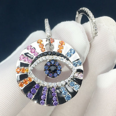 Aretes de Plata 925 con Diamantes de Colores - Diseño Europeo Hipoalergénico - Image 4