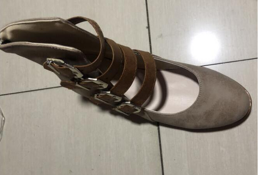 Zapatos Retro de Tacón Alto con Punta Redonda - Tallas Grandes - Image 5