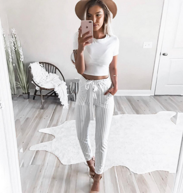 Pantalones Largos Casuales para Mujer - Otoño