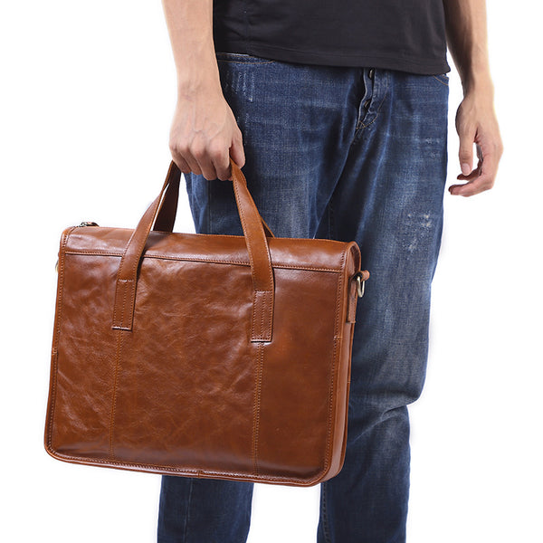 Maletín de Cuero para Hombre - Profesional y Elegante