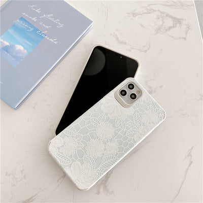 Funda para Celular con Flores de Encaje