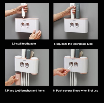 Organizador de Baño - Soporte para Cepillo y Pasta de Dientes - Image 8